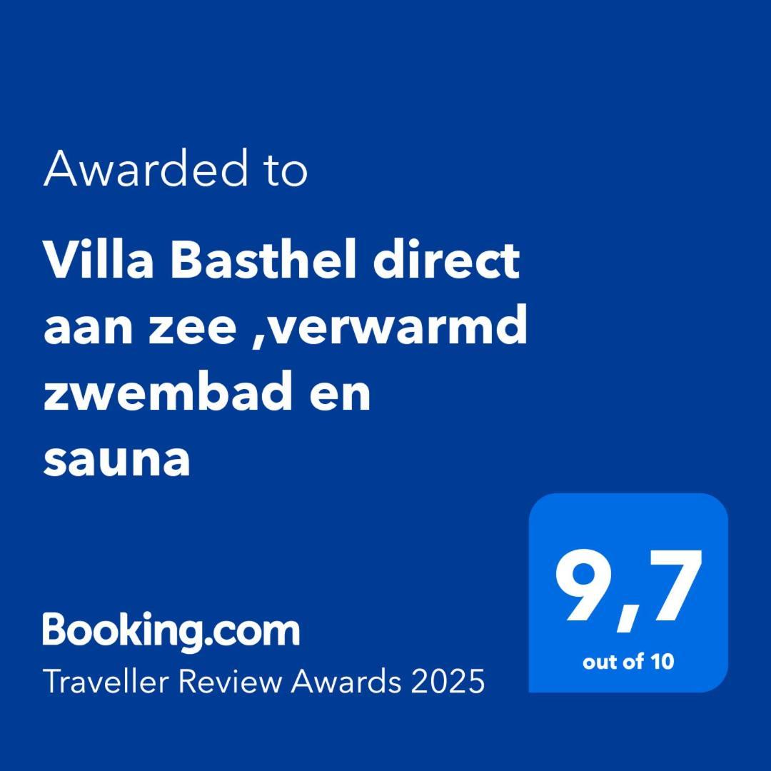 Villa Basthel Direct Aan Zee ,Verwarmd Zwembad En Sauna Barić Draga Exterior foto